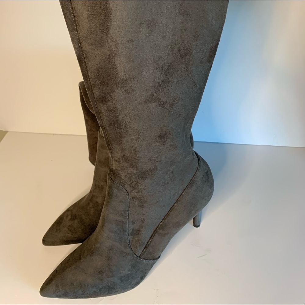 Nine West Suede Grey Boots
